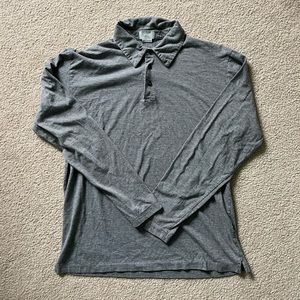 J. Crew Mens Long Sleeve Polo